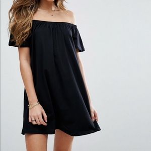 ASOS off shoulder mini dress
